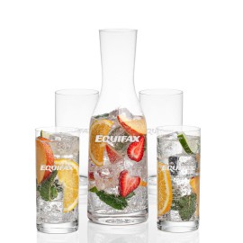 Custom Caldmore Carafe & 4 Franca Beverage