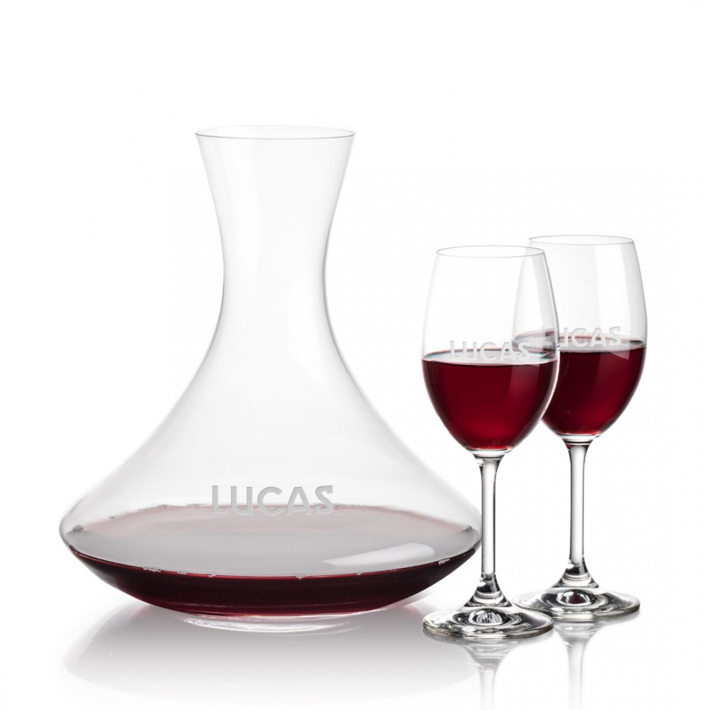 Senderwood Carafe & Naples Wine with Logo Senderwood Carafe & Naples Wine with Logo