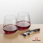 Personalized Swiss Force Opener & 2 Howden Wine - Black