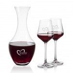 Oldham Carafe & Bretton Wine with Logo
