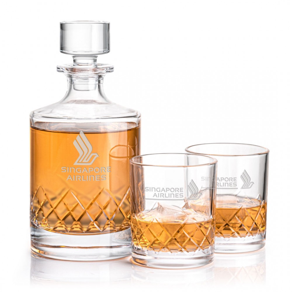 Heceta Decanter Set with Logo Heceta Decanter Set with Logo