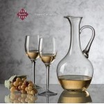 Deane Carafe & 4 Wine Glasses Logo Branded