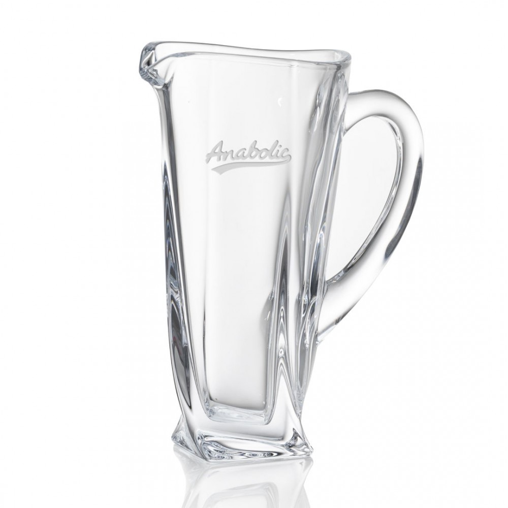 Oasis Water Pitcher - 36oz Crystalline with Logo
