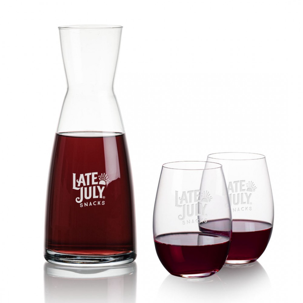 Promotional Winchester Carafe & 2 Laurent Stemless