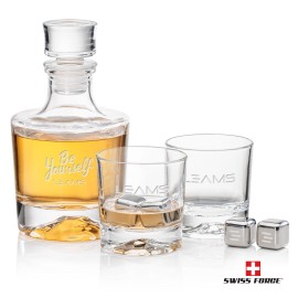 Customized Heathfield Decanter Set & Ice Cubes