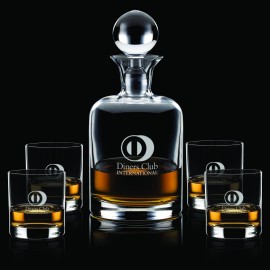 Promotional Franca Decanter & 4 On-the-Rocks  Promotional Franca Decanter & 4 On-the-Rocks