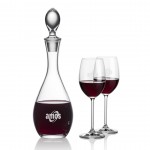 Malvern Decanter & Woodbridge Wine with Logo