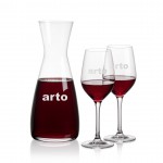 Custom Portofino Carafe & Lethbridge Wine