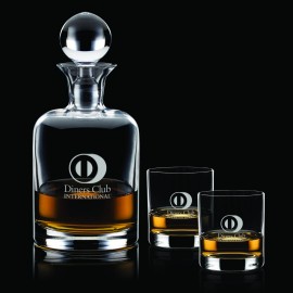 Personalized Franca Decanter & 2 On-the-Rocks