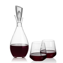 Customized Juliette Decanter & Cannes Stemless Wine