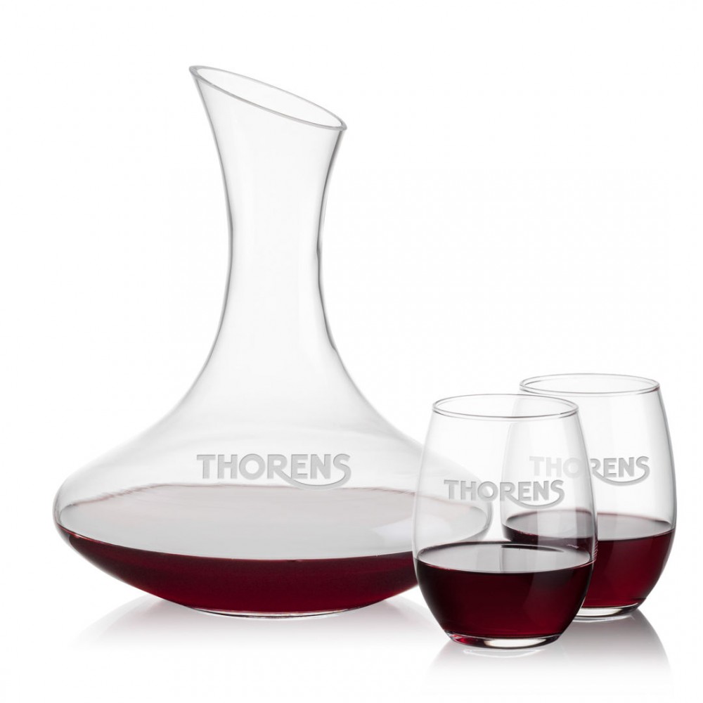 Promotional Hampton Carafe & Stanford Stemless Wine Promotional Hampton Carafe & Stanford Stemless Wine