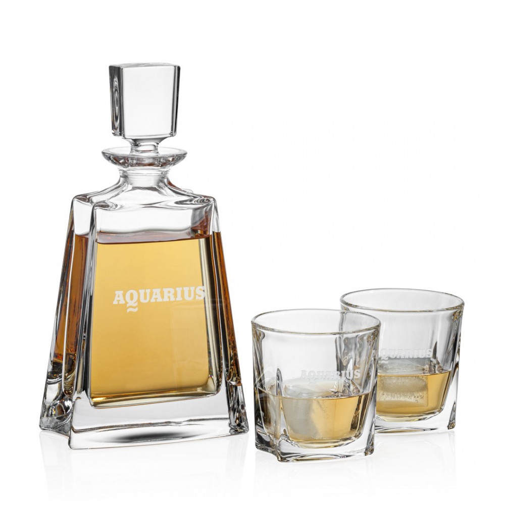 Riddell Decanter Set with Logo Riddell Decanter Set with Logo
