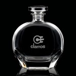 Logo Branded Belfast Decanter & Lid - 25oz Crystalline