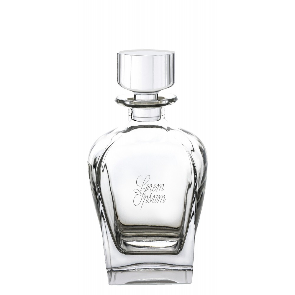Crown Spirit Decanter, 700 ml, 23.67 oz with Logo Crown Spirit Decanter, 700 ml, 23.67 oz with Logo