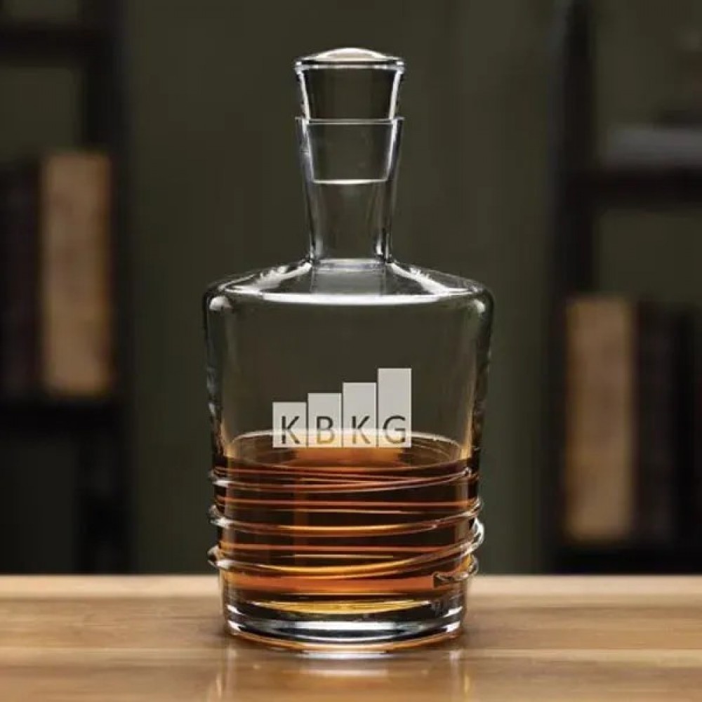 Custom Spiral Decanter Custom Spiral Decanter