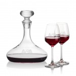 Stratford Decanter & Oldham Wine with Logo