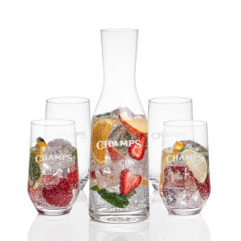 Logo Branded Caldmore Carafe & 4 Bexley Beverage  Logo Branded Caldmore Carafe & 4 Bexley Beverage