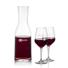 Caldmore Carafe & Germain Wine with Logo