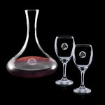 Logo Branded Yorkville Carafe & 2 Wine