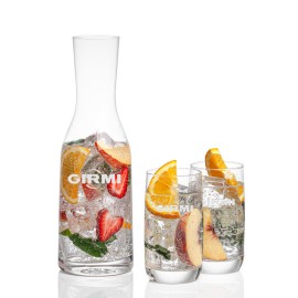 Caldmore Carafe & Sandown Beverage with Logo