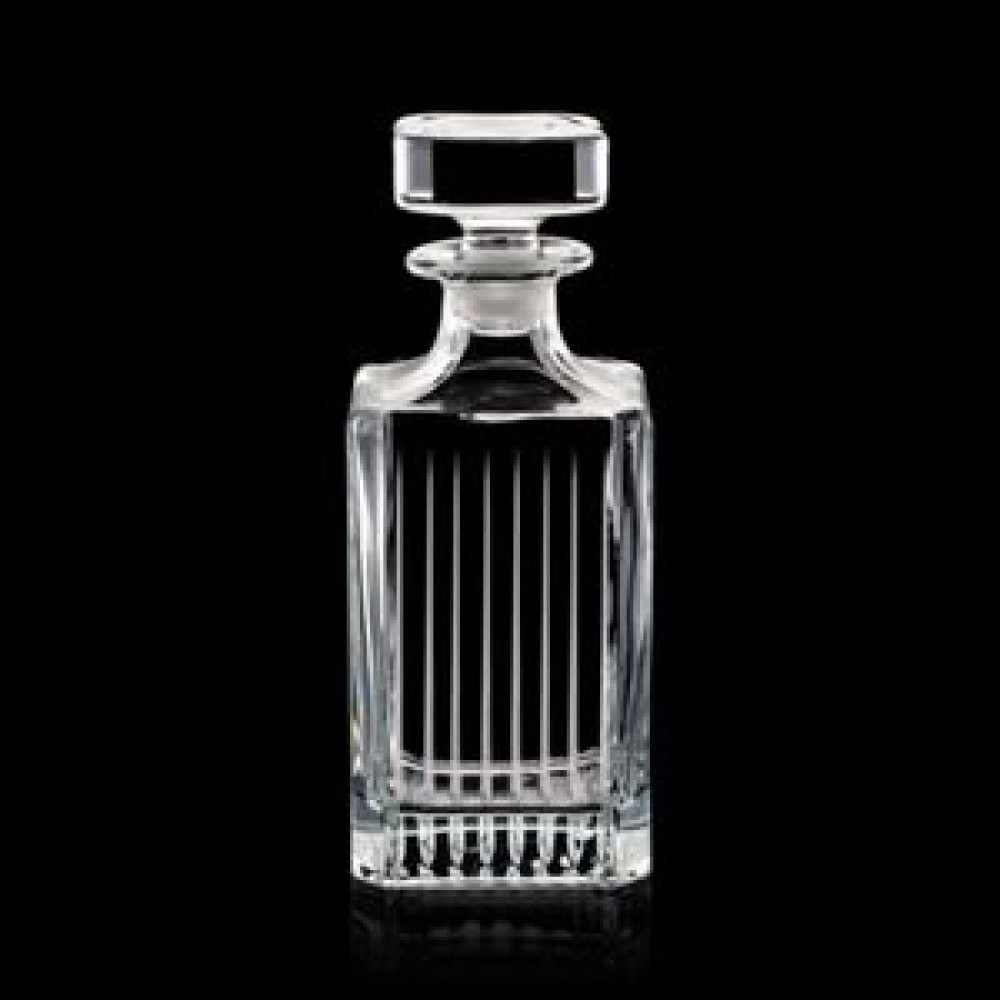 Promotional Bacchus Decanter - 25oz Crystalline