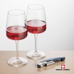 Swiss Force Opener & 2 Dunhill Wine - Blue with Logo
