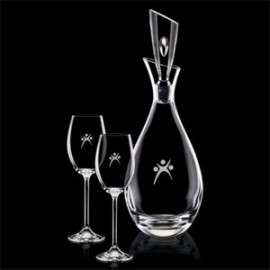 Personalized Juliette Decanter & 2 Woodbridge Wine  Personalized Juliette Decanter & 2 Woodbridge Wine