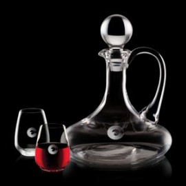 Promotional Horsham Decanter & 2 Stemless Wine  Promotional Horsham Decanter & 2 Stemless Wine