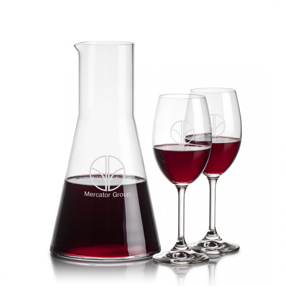 Torquay Carafe Wine Set with Logo Torquay Carafe Wine Set with Logo