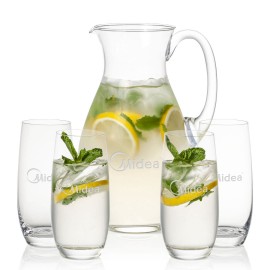Logo Branded Charleston Pitcher & 4 Charleston Beverage