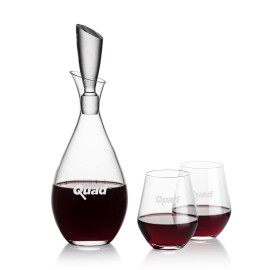 Promotional Juliette Decanter & 2 Reina Stemless Wine