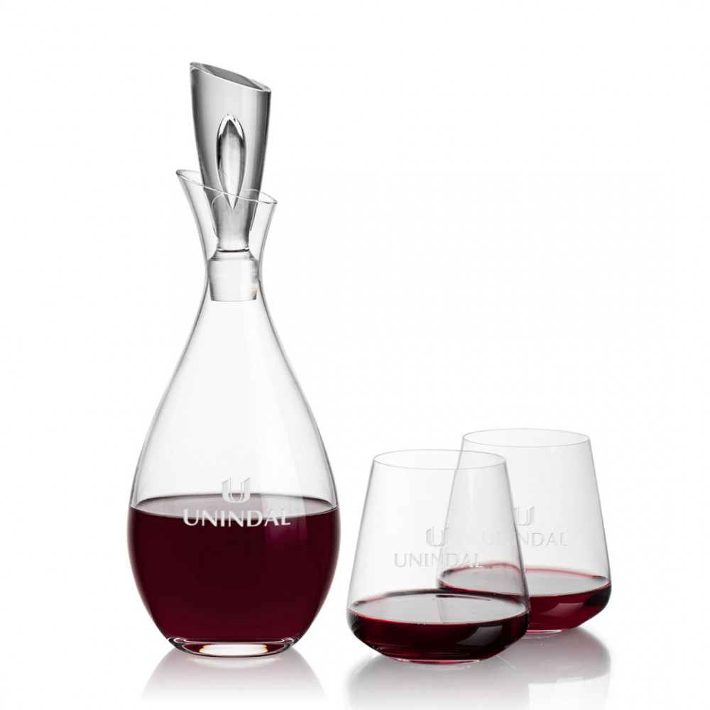 Promotional Juliette Decanter & Breckland Stemless Wine Promotional Juliette Decanter & Breckland Stemless Wine