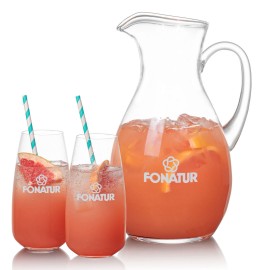 Promotional Geneva Pitcher & 2 Hogarth Beverage  Promotional Geneva Pitcher & 2 Hogarth Beverage