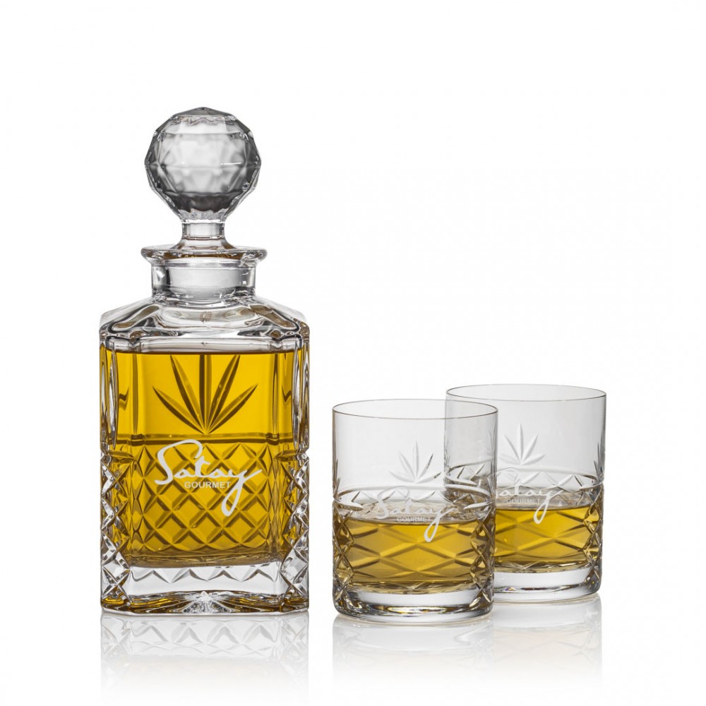 Pelham Decanter Set with Logo Pelham Decanter Set with Logo