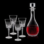 Personalized Bacchus Decanter & 4 Wine