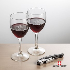 Swiss Force Opener & 2 Carberry Wine - Black with Logo  Swiss Force Opener & 2 Carberry Wine - Black with Logo