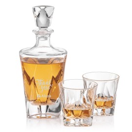 Oakhaven Decanter Set with Logo