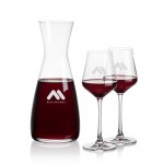 Portofino Carafe & Bretton Wine with Logo