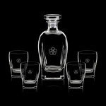 Custom Imprinted Collingwood Decanter & 4 Old Fashioned