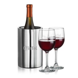 Jacobs Wine Cooler & 2 Burton Wine with Logo  Jacobs Wine Cooler & 2 Burton Wine with Logo