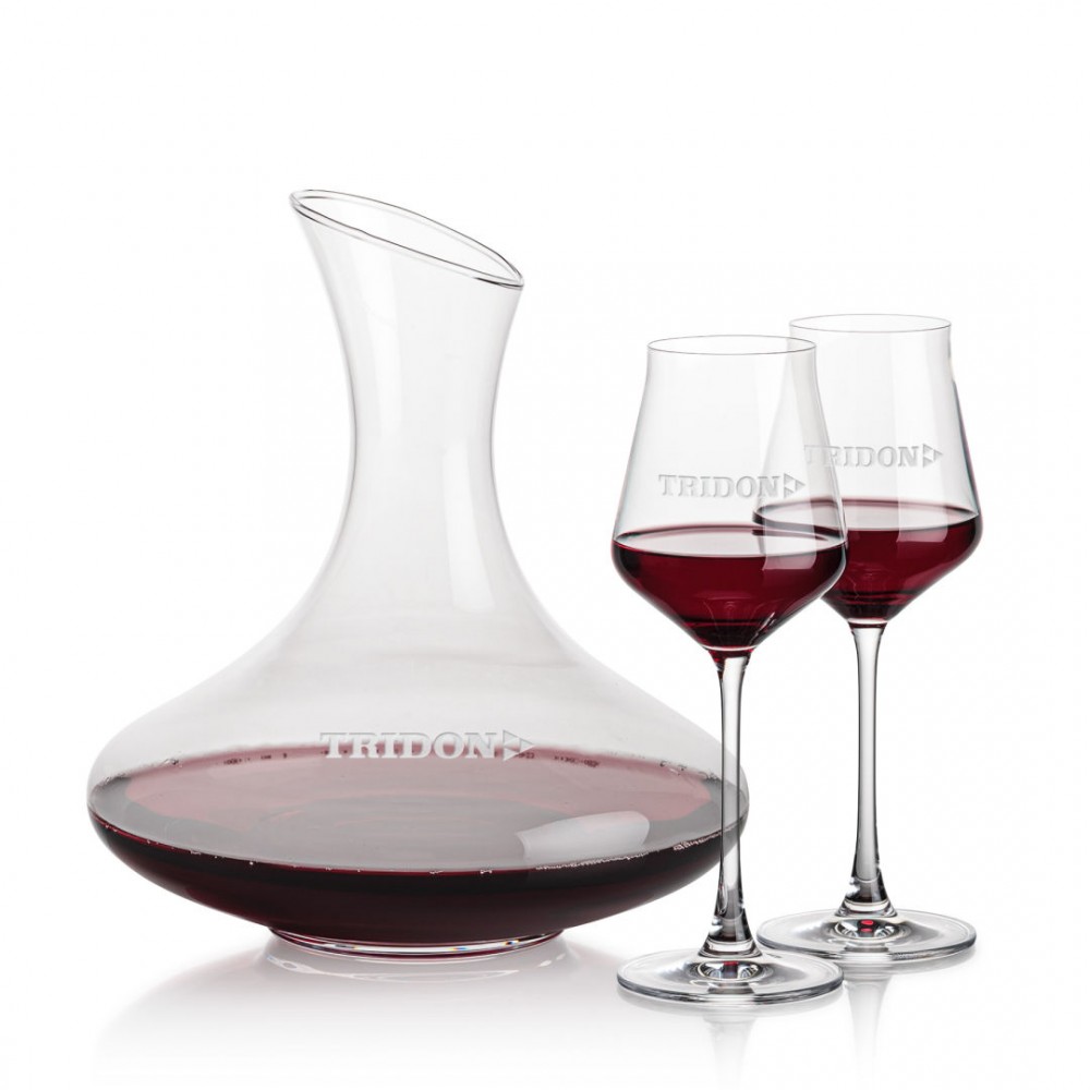 Innisfil Carafe & Bretton Wine with Logo