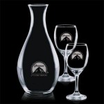 Personalized Riley Carafe & 2 Wine