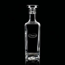 Custom Lucinde Decanter & Lid - 24oz Crystalline