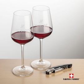 Custom Swiss Force Opener & 2 Elderwood Wine - Black  Custom Swiss Force Opener & 2 Elderwood Wine - Black