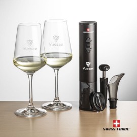Custom Swiss Force Opener & 2 Cannes Wine