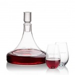 Logo Branded Ashby Decanter & Boston Stemless Wine