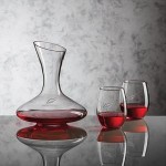 Custom Engraved Edenvale Carafe & 2 Stemless Wine Glasses