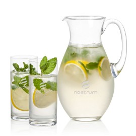 Charleston Pitcher & 2 Stockton Beverage with Logo  Charleston Pitcher & 2 Stockton Beverage with Logo