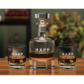 Custom Grand Reserve Decanter Set (3pc Set)