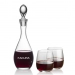 Malvern Decanter & Crestview Stemless Wine with Logo